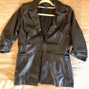 Faux black Leather Jacket